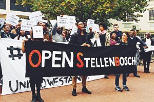 De taalstrijd brandt weer los in Stellenbosch