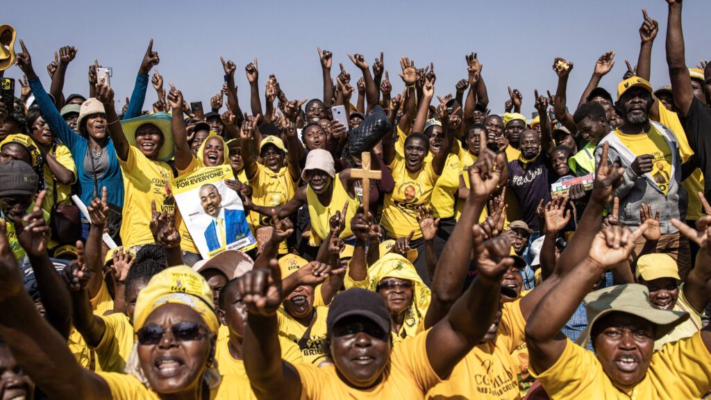 Zimbabwaanse kiezers - foto door NY Times
